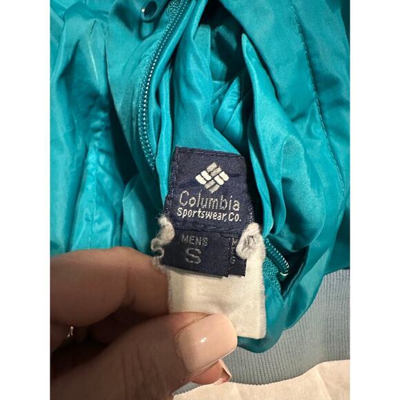 Columbia Vintage Whirlibird Reversible Puffer Jacket Men's Small Blue Feather - Picture 5 of 8